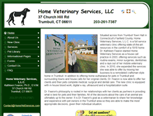 Tablet Screenshot of homevetservices.com